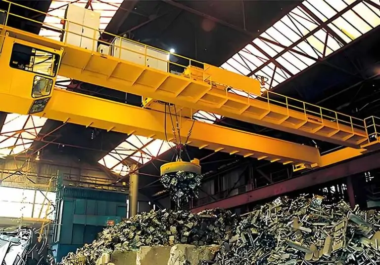 Electromagnetic Piston Crane