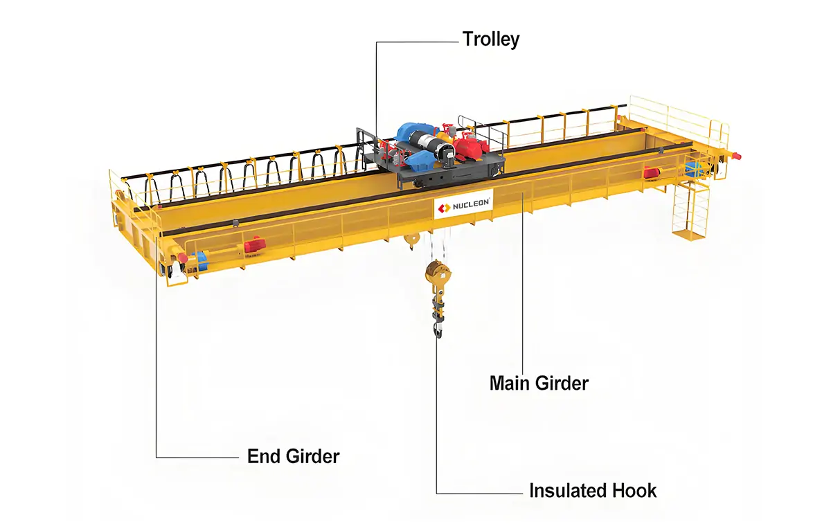 QY Type Insulation Overhead Crane Parts