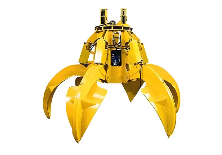 multi petal electric hydraulic grab bucket