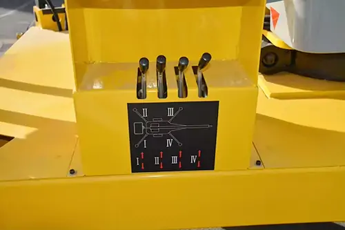 Control button of support Leg