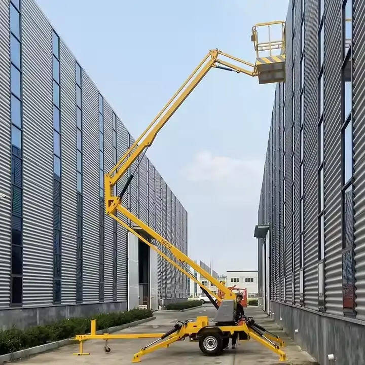 Towable Articulated Boom Lift Application