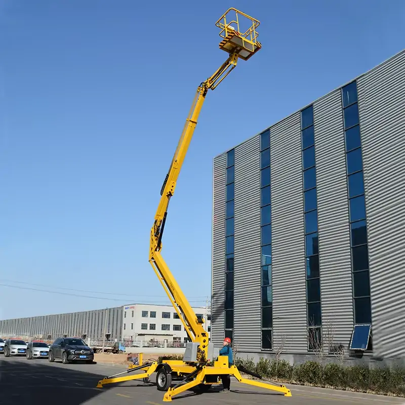 Towable Articulated Boom Lift Application (4)