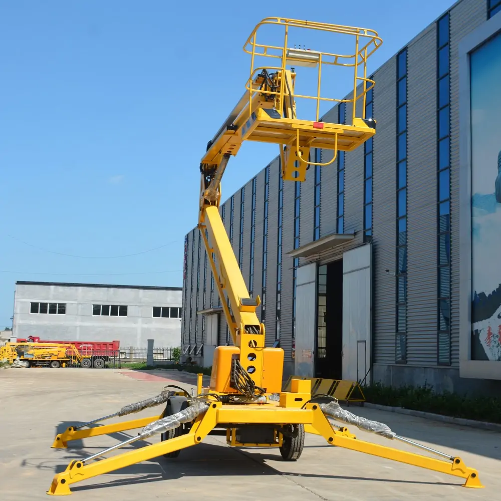 Trailer Mounted Towable Articulated Boom Lift