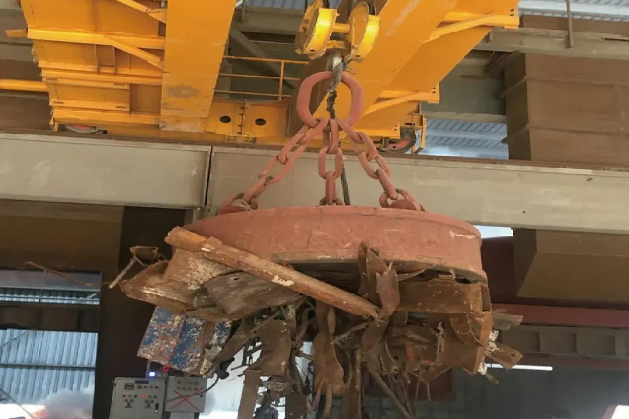 20-ton electromagnetic crane