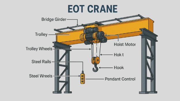 5-Ton-EOT-crane model