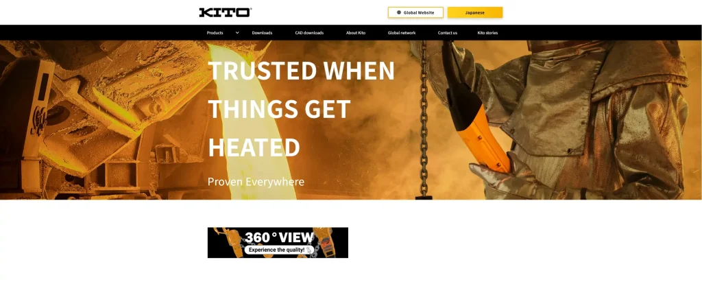 Kito Corporation crane