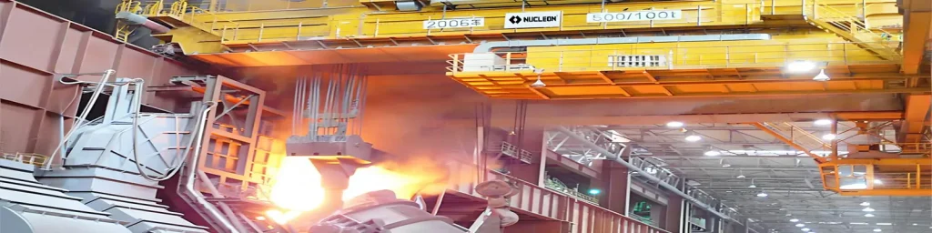 Metallurgical bridge cranes