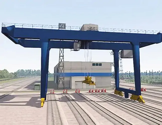 Double Cantilever RMG Crane