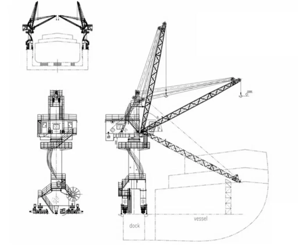 portal crane structure diagram