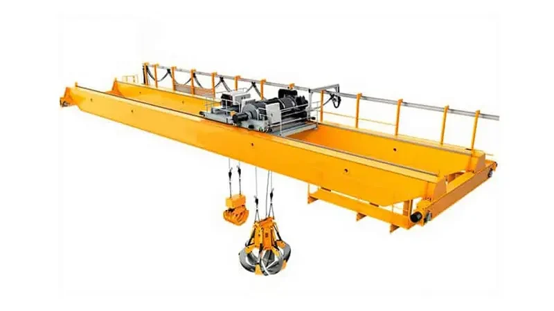 the Grab Bucket overhead Crane