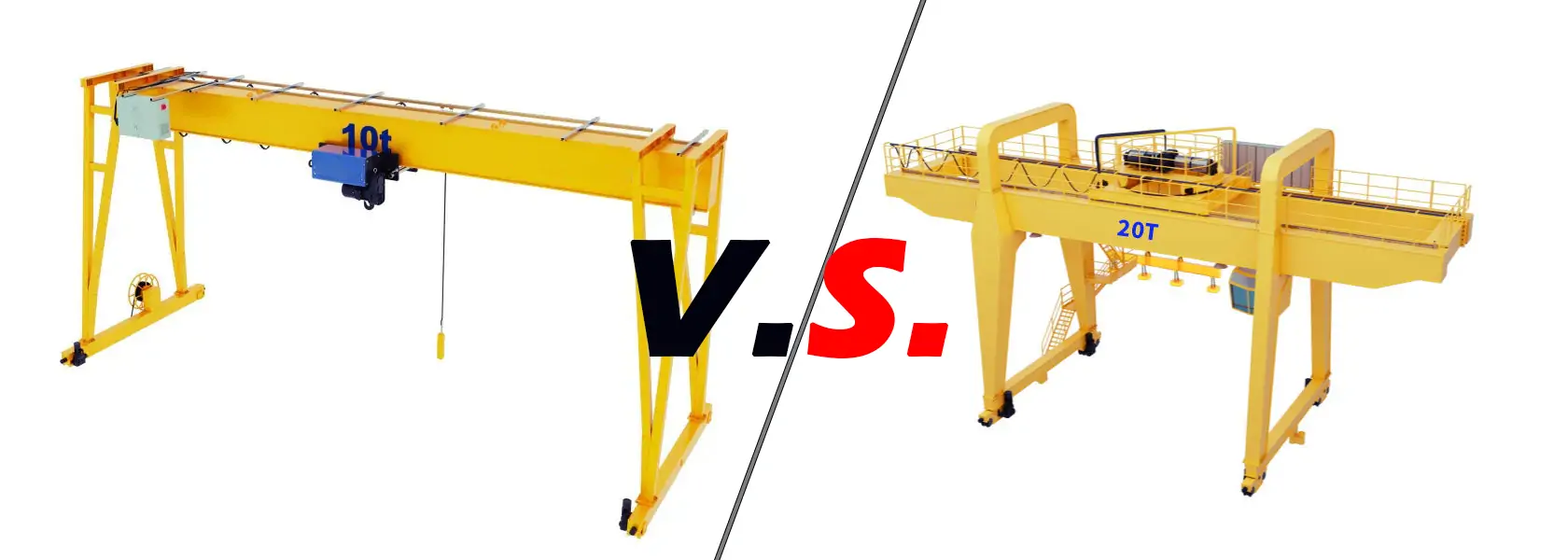 10-Ton VS. 20-Ton Gantry Crane