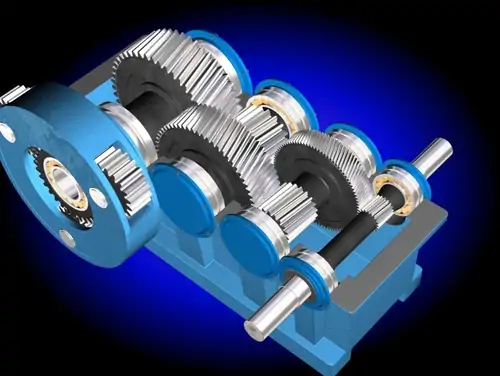 Electric hoist transmission system