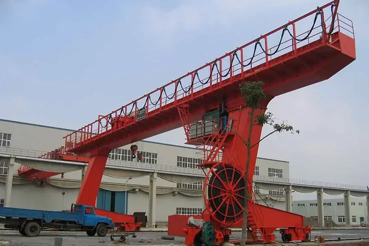 L Shaped single girder Gantry Crane