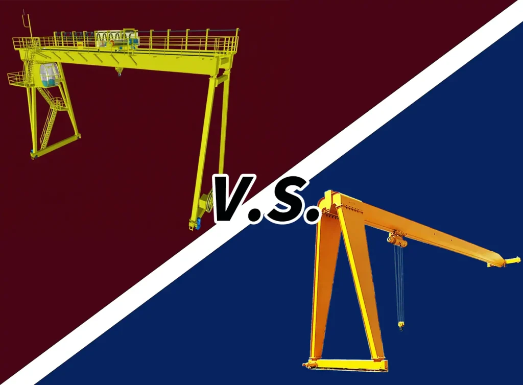 Full Gantry Crane VS Semi Gantry Crane