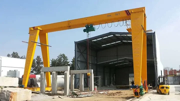 the Single-girder-gantry-crane