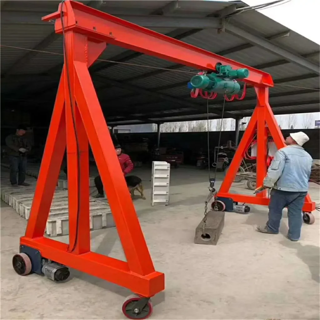 Fixed Height Portable Gantry Crane 5 Ton