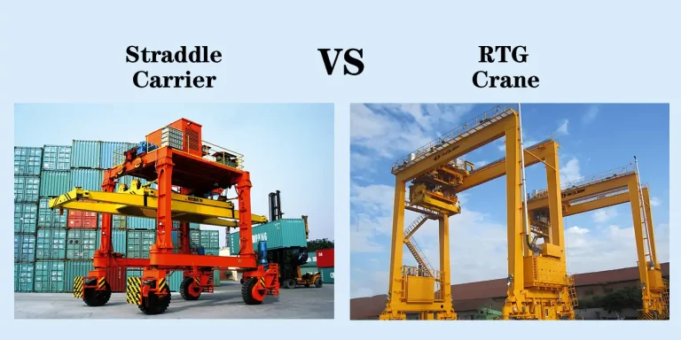 Straddle Carrier vs. Rubber-Tyred Gantry Crane (RTG)