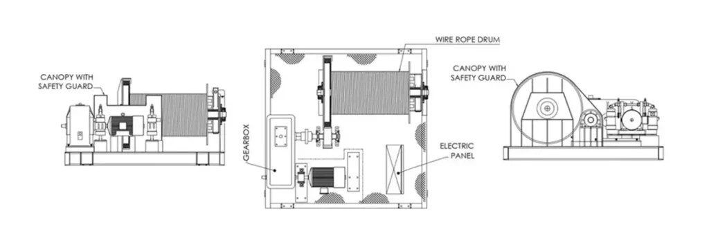 main-parts-of-electric-winch-machine