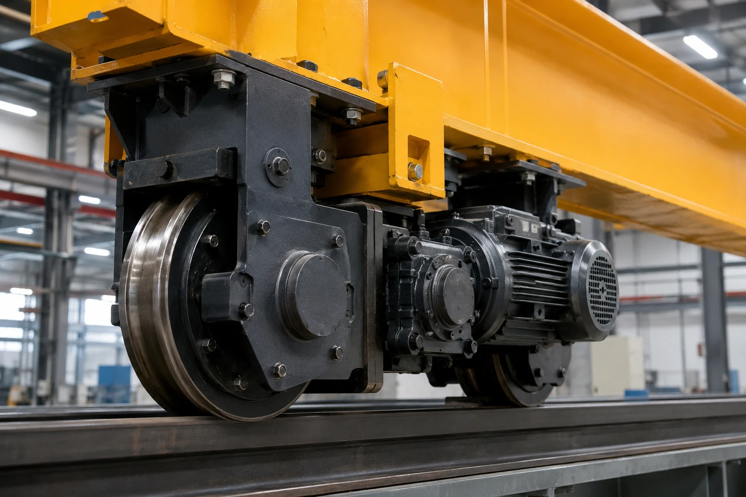 overhead-crane-end-truck-assembly-with-wheels