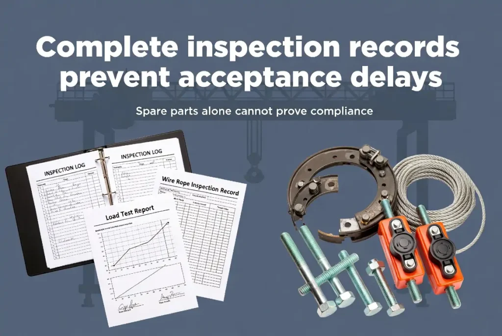 overhead-crane-inspection-log-load-test-report-documentation
