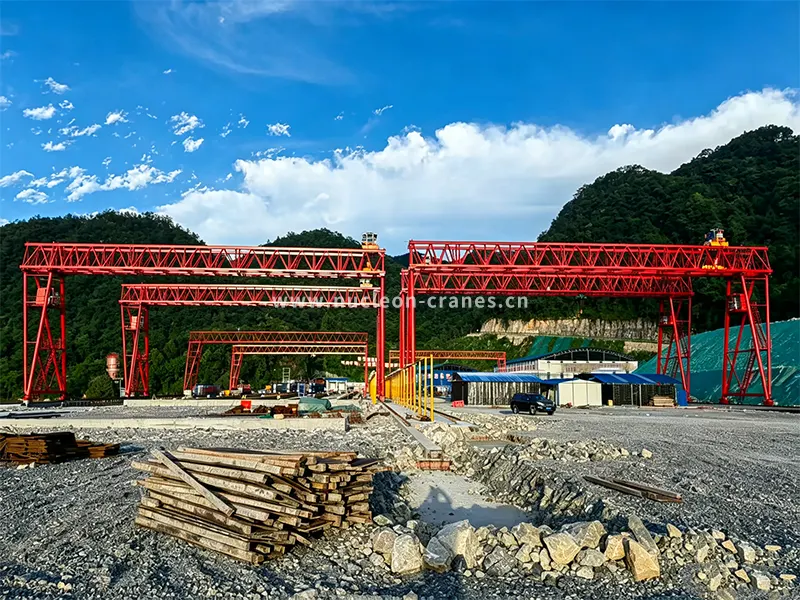 20-ton-truss-girder-gantry-cranes-in-a-precast-concrete-beam-yard- Chile (2)