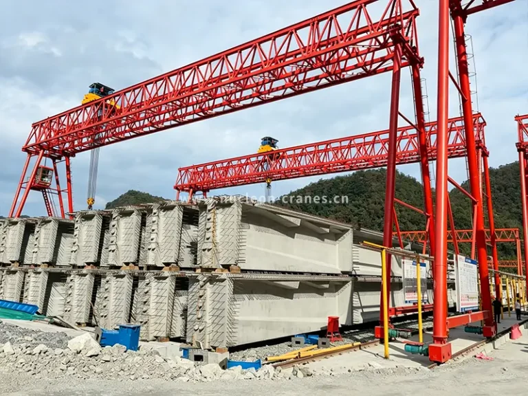 20-ton-truss-girder-gantry-cranes-in-a-precast-concrete-beam-yard- Chile (4)