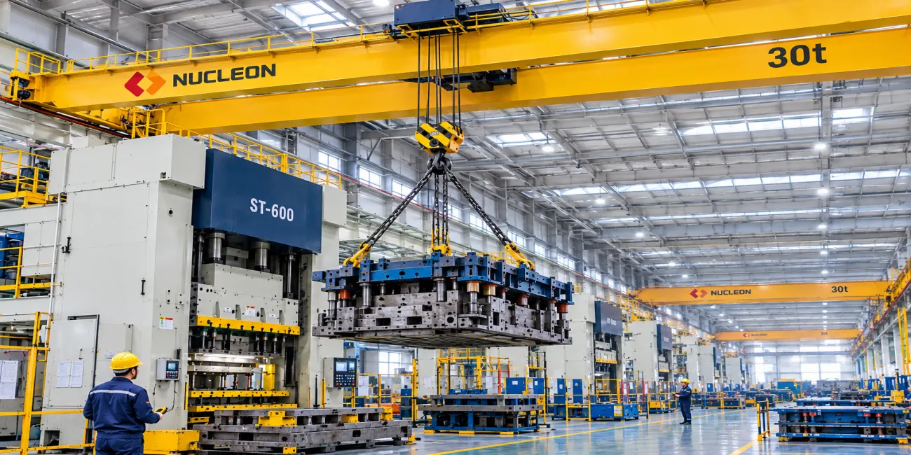 overhead-crane-for-automobile-industry-stamping-press-shop