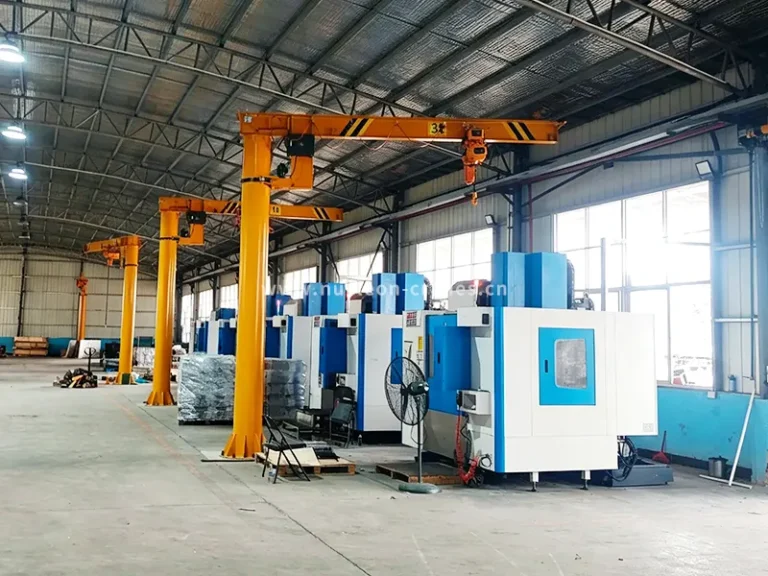floor-mounted-slewing-jib-crane-exported-to-romania (2)
