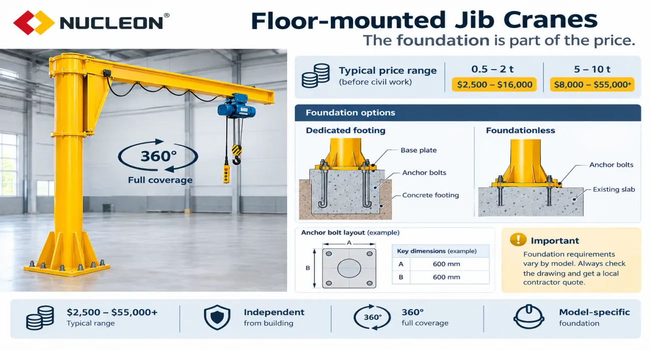 jib-crane-foundation-anchor-bolt-layout-drawing