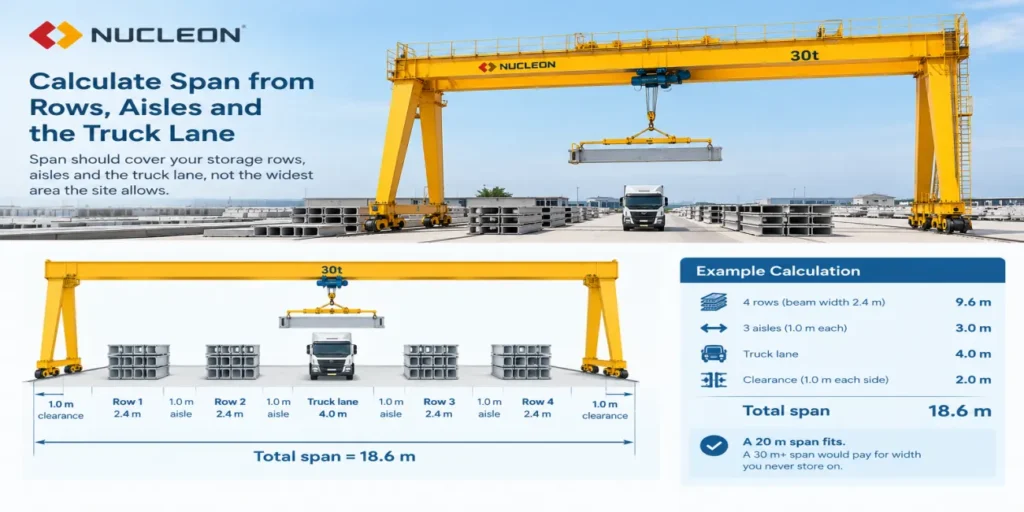 precast-yard-gantry-crane-span-calculation-from-storage-rows-and-truck-lane