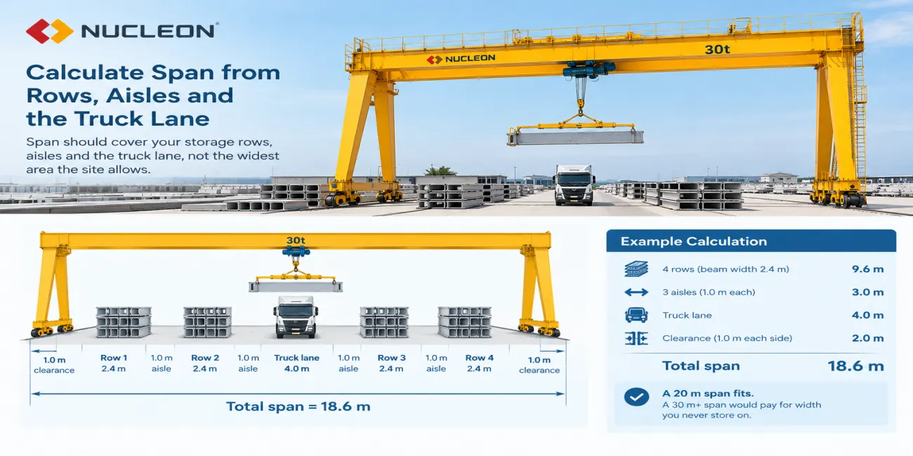 precast-yard-gantry-crane-span-calculation-from-storage-rows-and-truck-lane